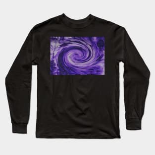 Purple Galaxy Long Sleeve T-Shirt